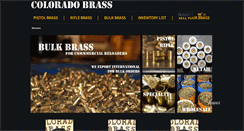 Desktop Screenshot of coloradooncefiredbrass.com
